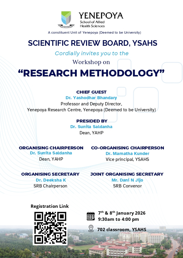 Invitation to Workshop on ​"Research Methodology"