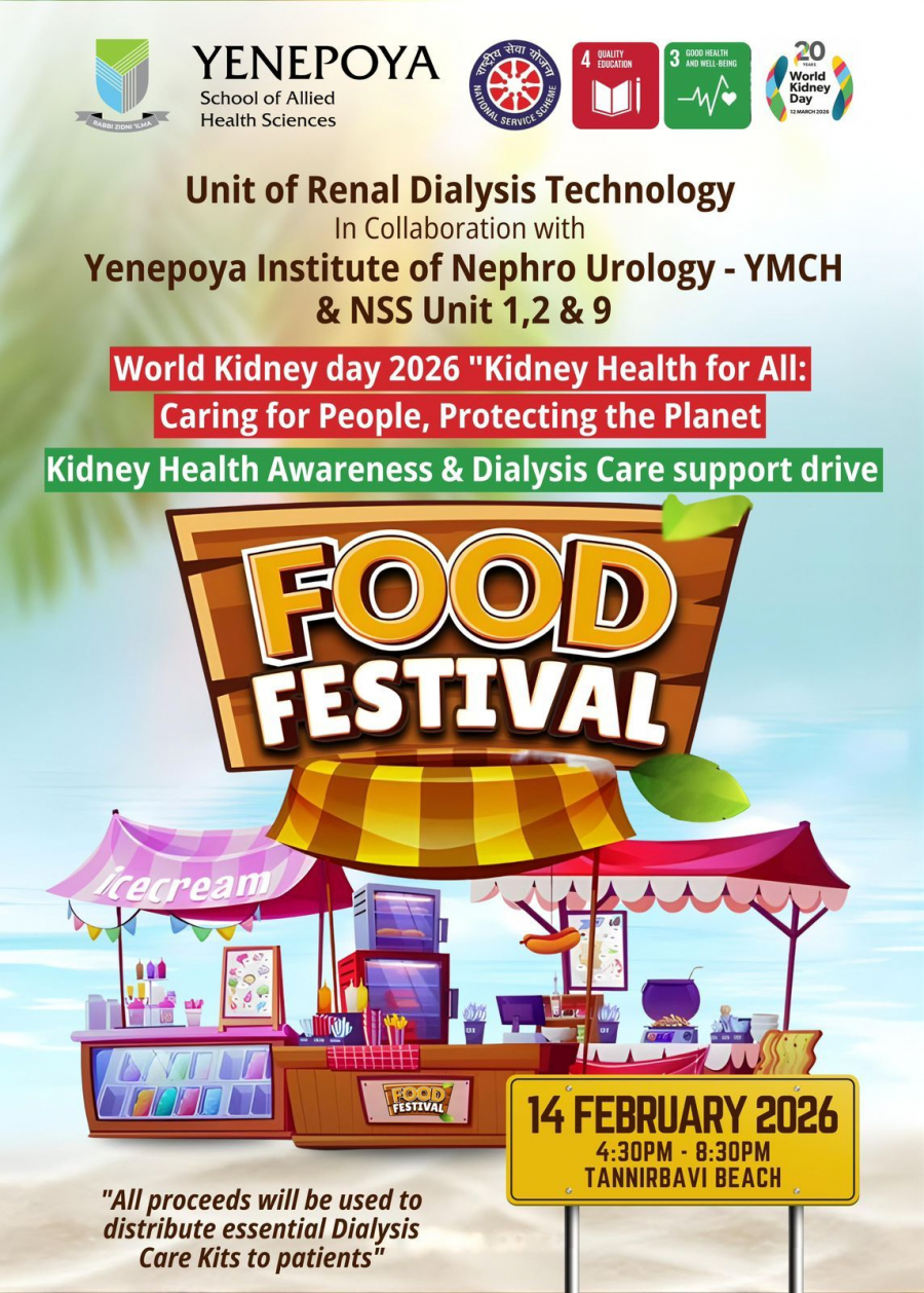 World Kidney Day 2026 "Kidney Health for All: Caring for People, Protecting the Planet" Kidney Health Awareness & Dialysis Care Support Drive